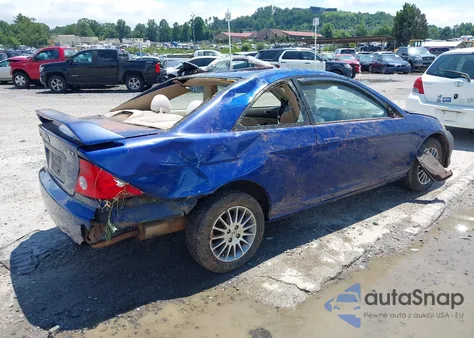 2005 Honda Civic Ex из США, поврежденный, VIN 1HGEM22945L012354